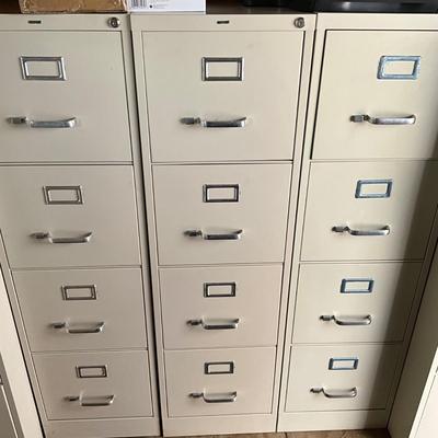 544 Staples Four Drawer Filing Cabinet