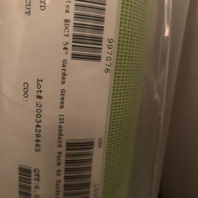 2 rolls of outdoor solar protective screening for patios sunshades, furniture  etc new in pack