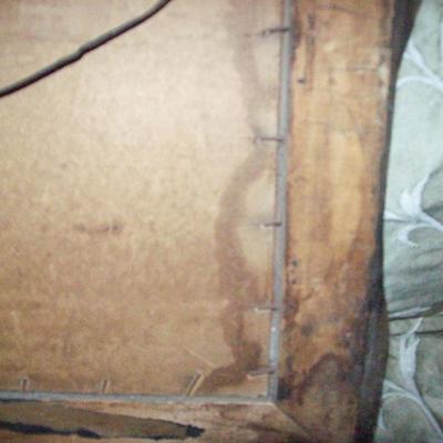 Vintage Framed art hand crafted frame, beautiful and needs some love