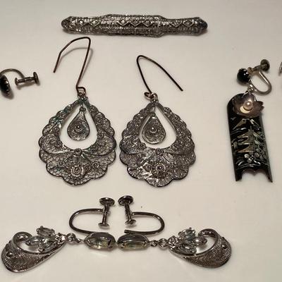 Sterling Silver Jewelry/Accessories Lot #3