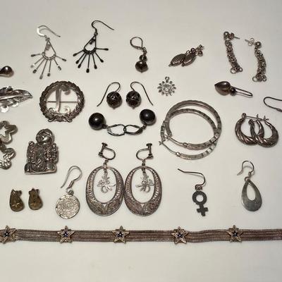 Sterling Silver Jewelry/Accessories Lot #4