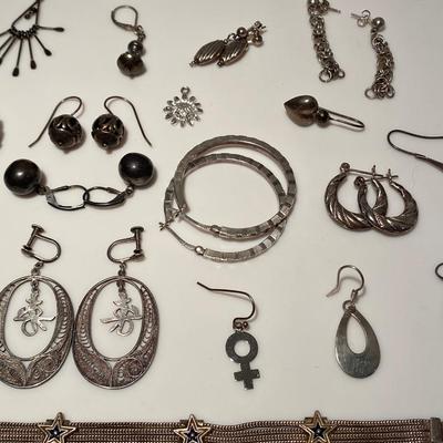 Sterling Silver Jewelry/Accessories Lot #4