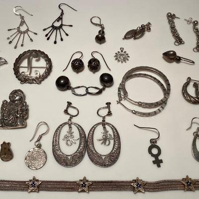 Sterling Silver Jewelry/Accessories Lot #4
