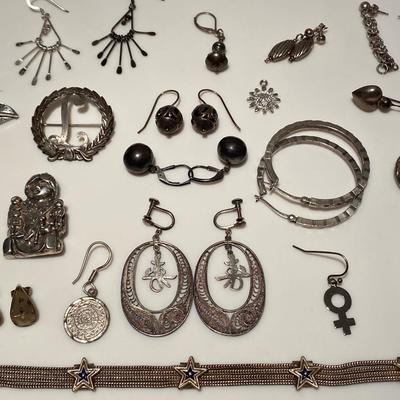 Sterling Silver Jewelry/Accessories Lot #4