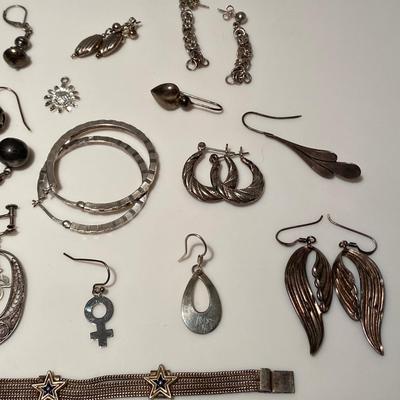 Sterling Silver Jewelry/Accessories Lot #4