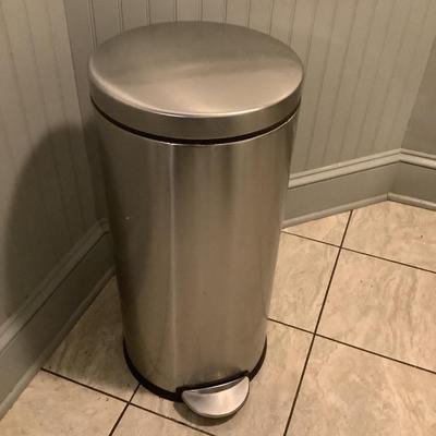 594 Simple Human Stainless Steel Trash Can