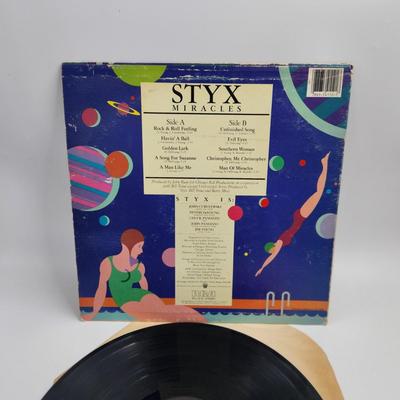 STYX MIRACLES LP ALBUM