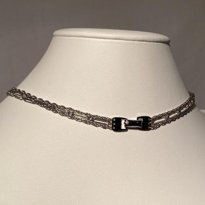 Sterling Silver and Bead Necklace