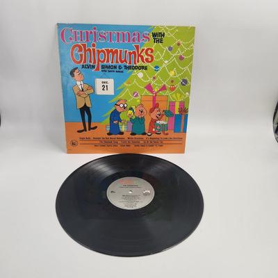 CHRISTMAS WITH THE CHIPMUNKS LP ALBUM