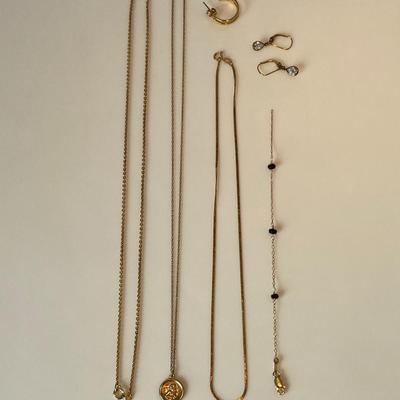 Collection of 14K Gold Filled Jewelry/Accessories