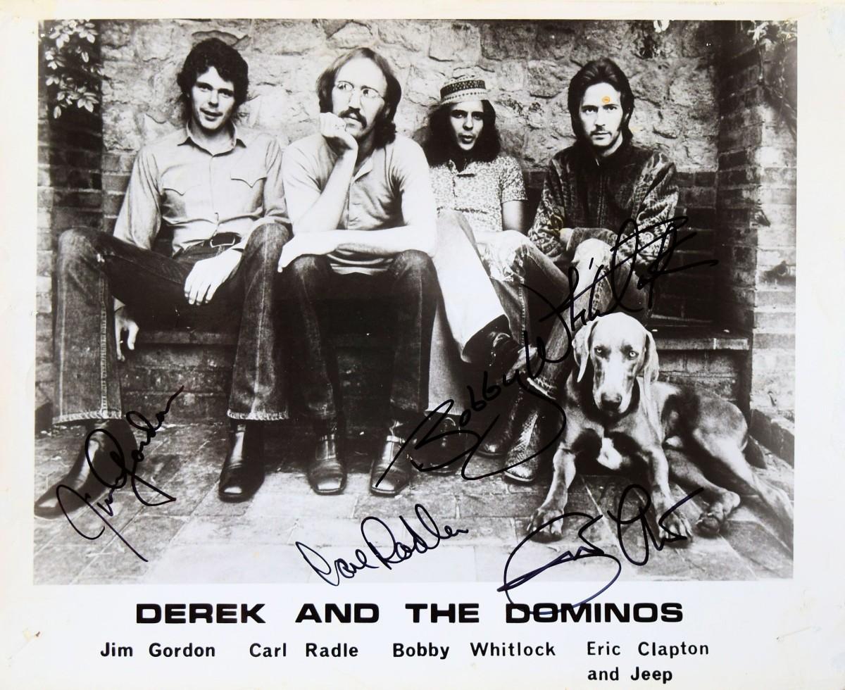 Derek And The Dominos signed photo