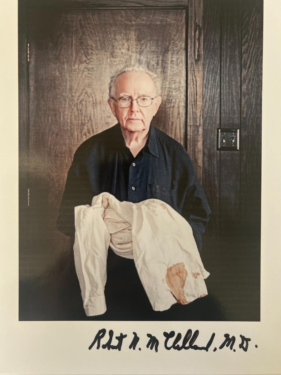 JFK Assassination Dr. Robert N. McClelland signed photo