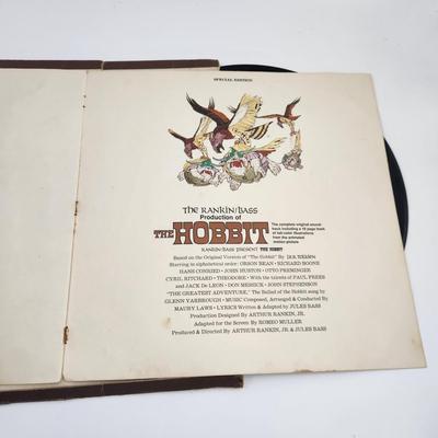 THE RANKIN BASS - THE HOBBIT - THE COMPLETE & ORIGINAL SOUNTRACK LP ALBUM