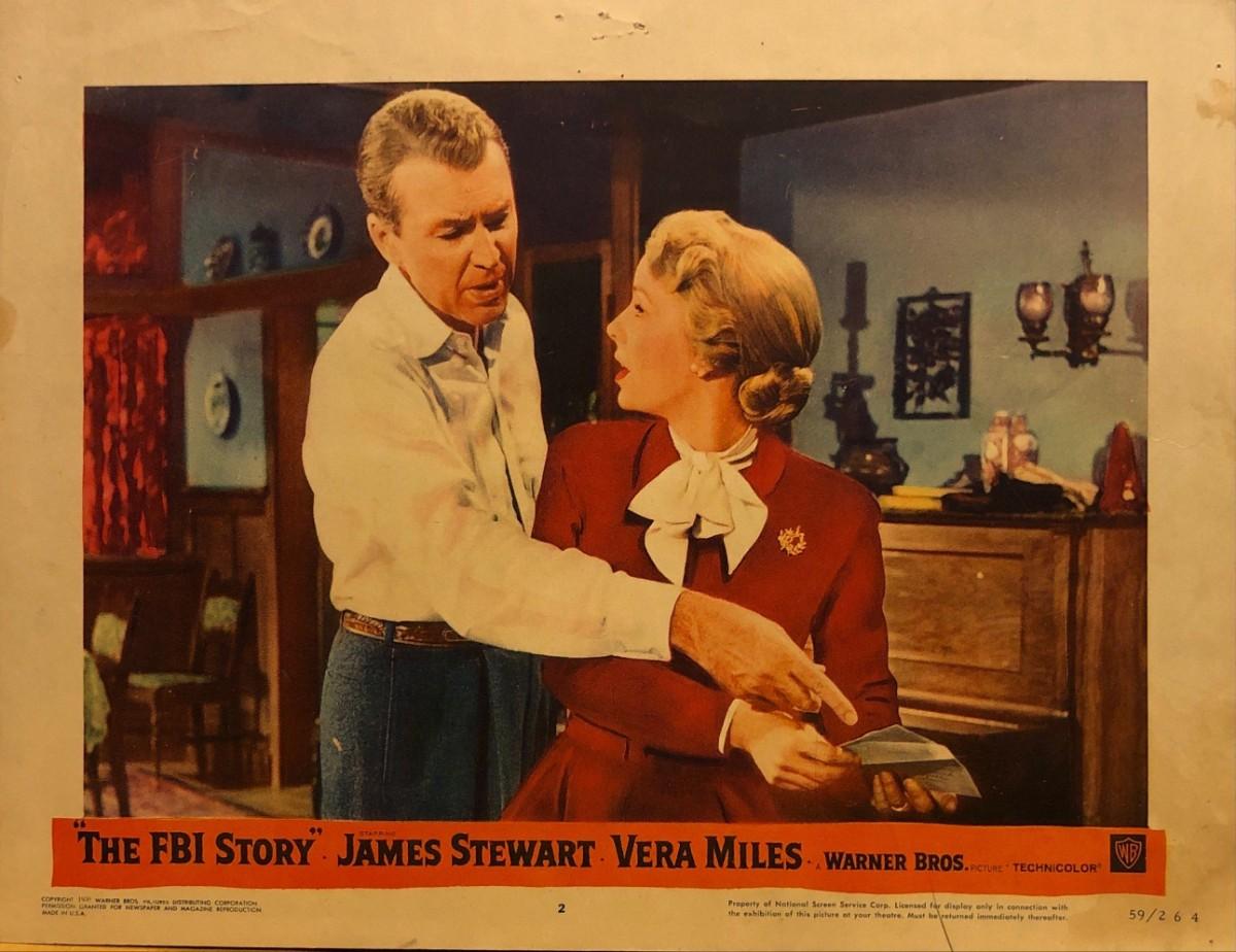 The FBI Story 1959 original vintage lobby card | EstateSales.org