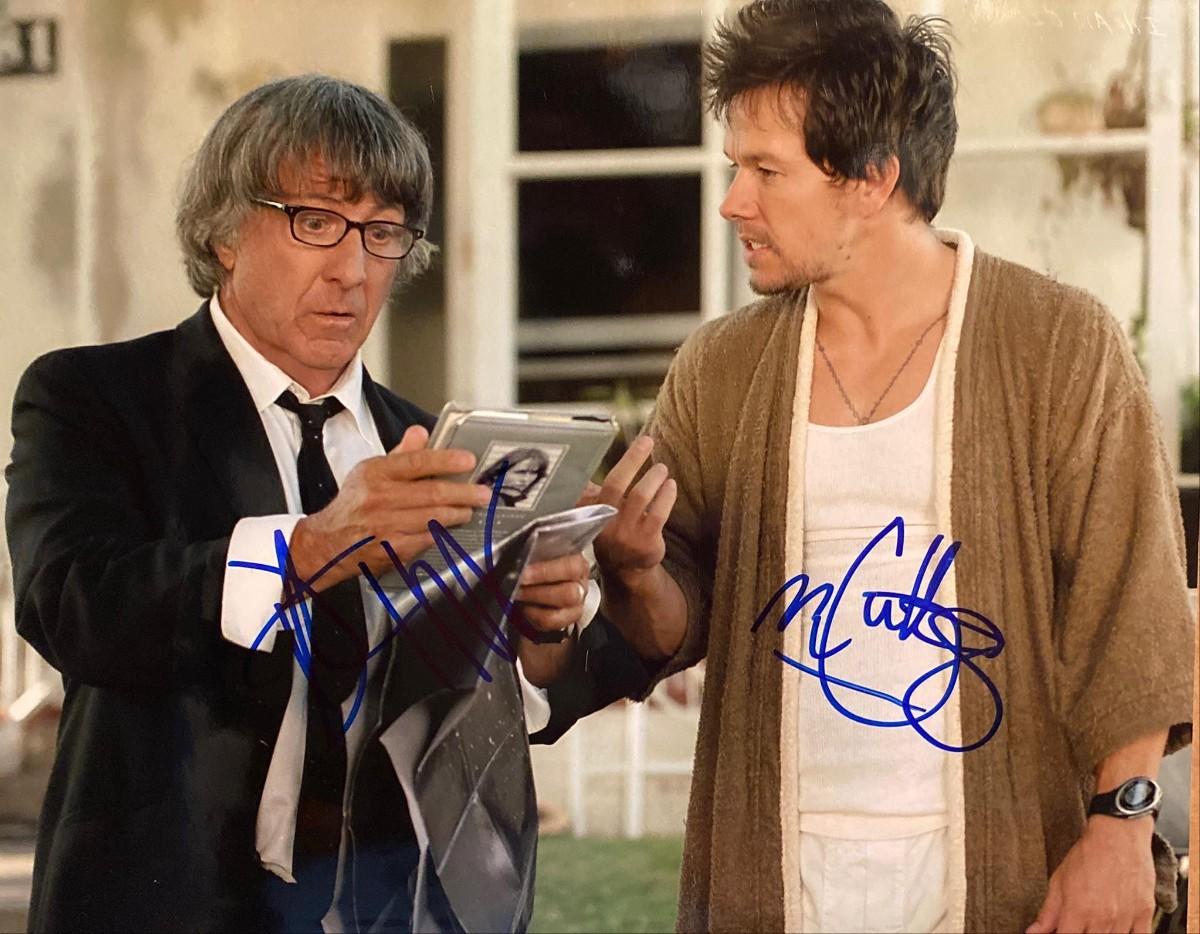 I Heart Huckabees Dustin Hoffman and Mark Wahlberg signed movie photo ...