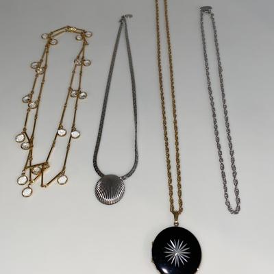Park Lane, Whiting Davis, and Swarovski Necklaces