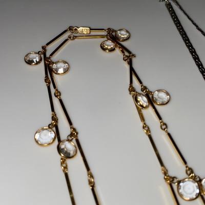 Park Lane, Whiting Davis, and Swarovski Necklaces
