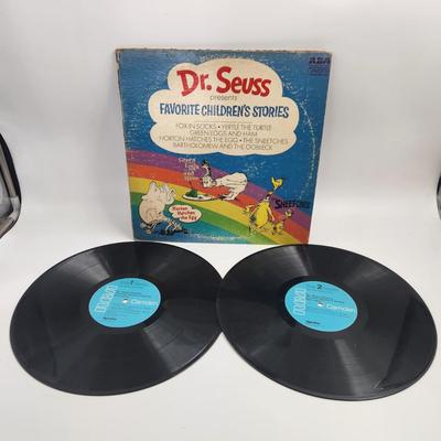1972 DOUBLE LP DR SUESS FAVORITE CHILDRENS STORIES