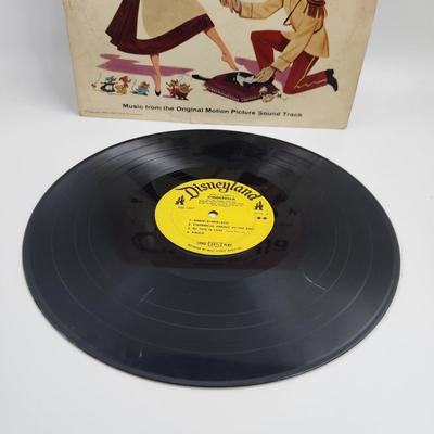 1963 WALT DISNEY CINDERELLA SOUND TRACK LP ALBUM