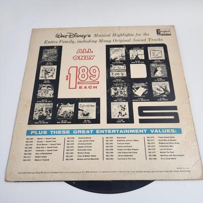 1963 DISNEY ORIGINAL SOUNDTRACK PETER PAN LP ALBUM