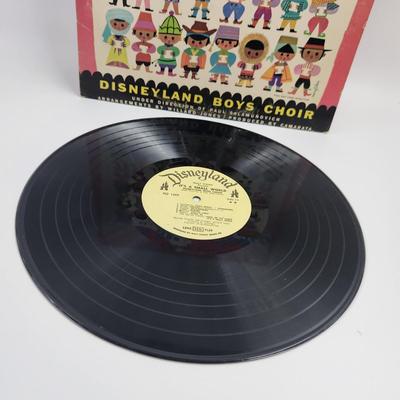 1965 WALT DISNEY ITS A SMALL WORLD - 18 FOLKS SONGS LP ALBUM