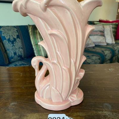 McCoy Art Nouveau Swan Vase