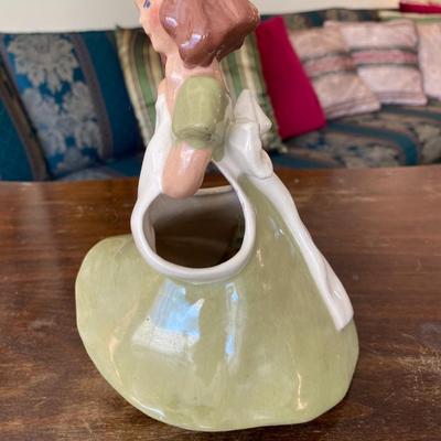 Jessie Grimes Porcelain Figurine Girl in Green Dress
