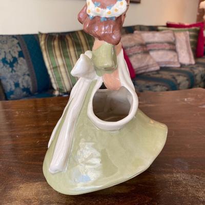 Jessie Grimes Porcelain Figurine Girl in Green Dress
