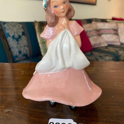 Jessie Grimes Porcelain Figurine Girl in Pink Dress