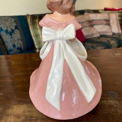 Jessie Grimes Porcelain Figurine Girl in Pink Dress