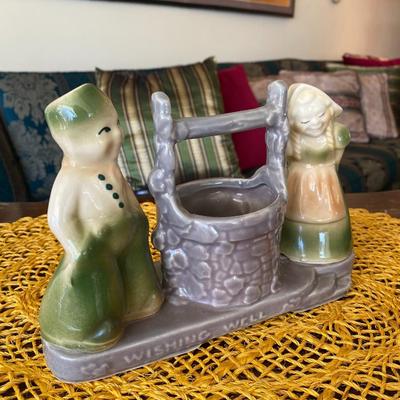 Shawnee Porcelain Figurine Dutch Boy and Girl at Wishing Well