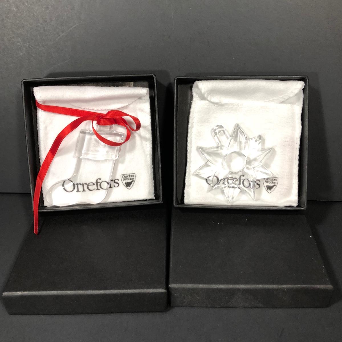 LOT170 Orrefors Crystal Ornaments by Erika Lagerbielke