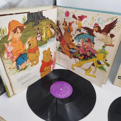 2 WINNIE THE POOH LP ALBUMS
