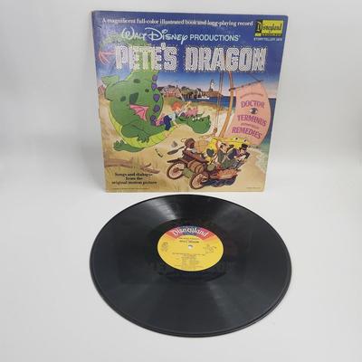 WALT DISNEYS PETE THE DRAGON FULLY ILLUSTRATED LONG PLAYING LP ALBUM