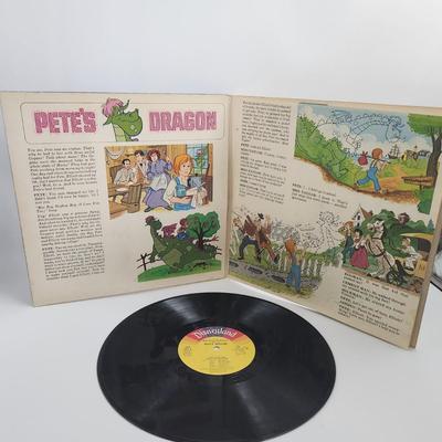 WALT DISNEYS PETE THE DRAGON FULLY ILLUSTRATED LONG PLAYING LP ALBUM