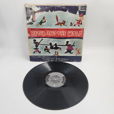 1967 WALT DISNEY PRESENTS PETER & THE WOLF LP ALBUM