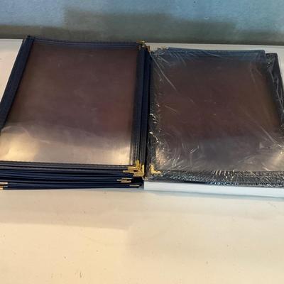 600 Lot of Clear Menu Inserts