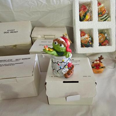 Muppets, Hershey + McDonald's Ornaments  (BS-JS)