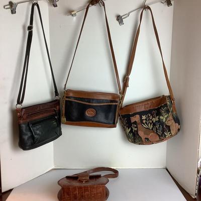 Lot  986 Ladies Leather Handbags / Leather Trimmed Handbags