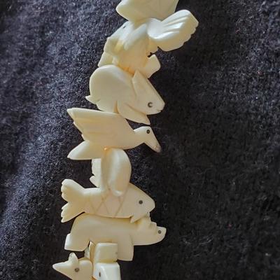 Native American Zuni Animal Fetish (bone)