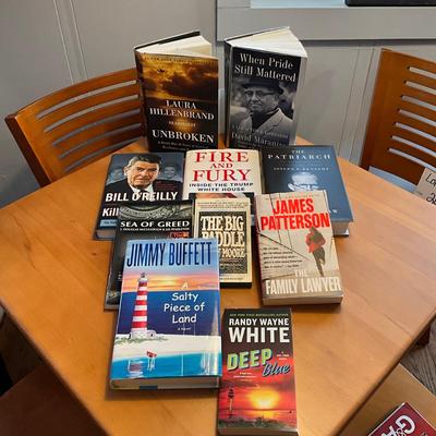 617 Lot of Autobiography Books and JFK/TRUMP/LOMBARDI