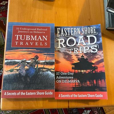 619 Lot of Two SIGNED Books on Tubman Travels and Eastern Shore Road Trips
