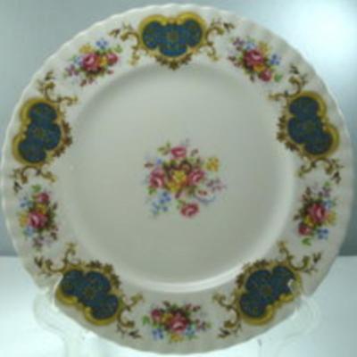 Plate says royal albert bone china