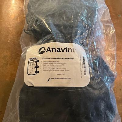 632 New ANAVIM 4 pc Canopy Water Bags for Tent