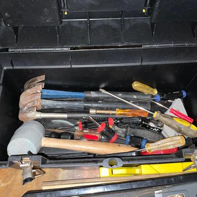 633 Lot of Tools with Tool Box