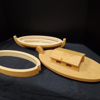 3 Handcrafted Noah's Arks