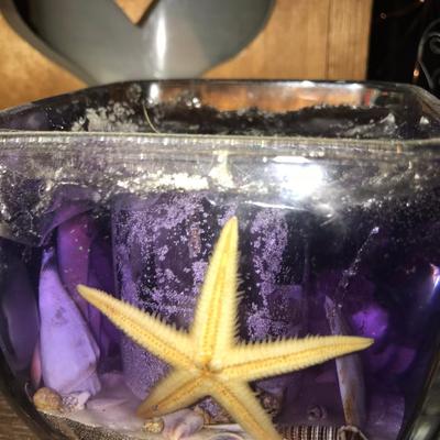 gel candle w starfish