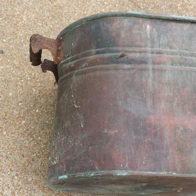 copper tub, boiler nice patina