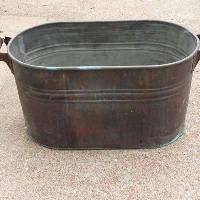 copper tub, boiler nice patina