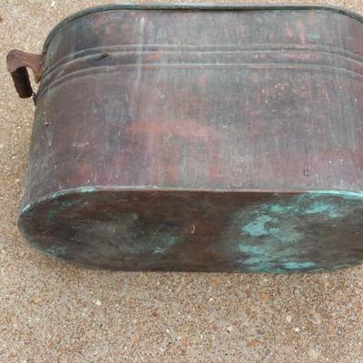 copper tub, boiler nice patina